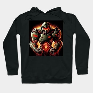 Doom Guy Bloody Fist Hoodie